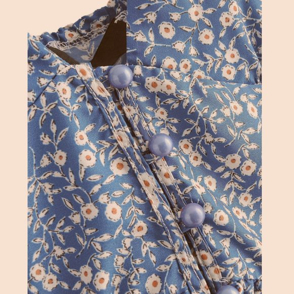 Floral Print Mini Sundress - Picture 3 of 4